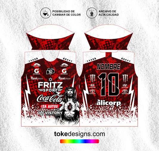FUTSALERO BLANCO ROJO V1