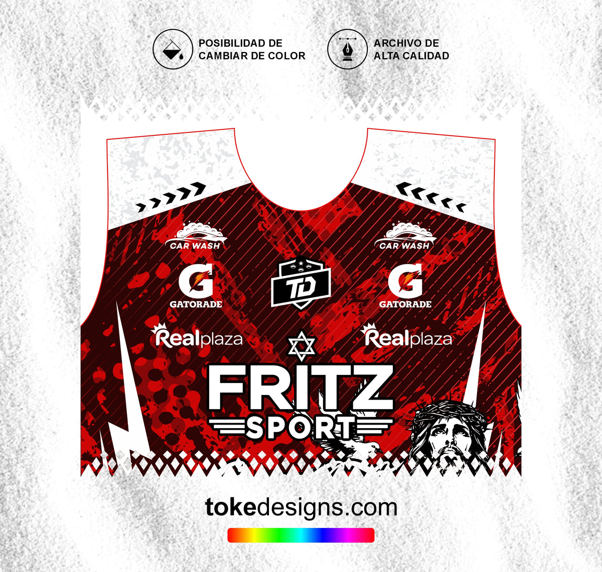 FUTSALERO BLANCO ROJO V1