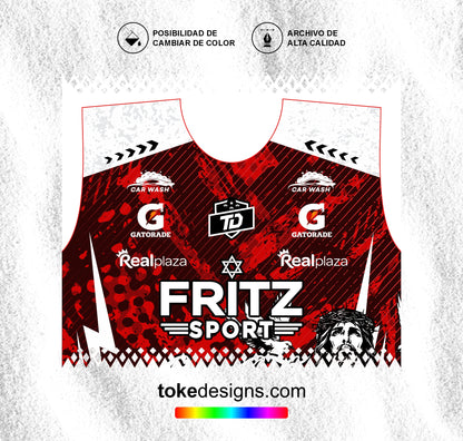 FUTSALERO BLANCO ROJO V1