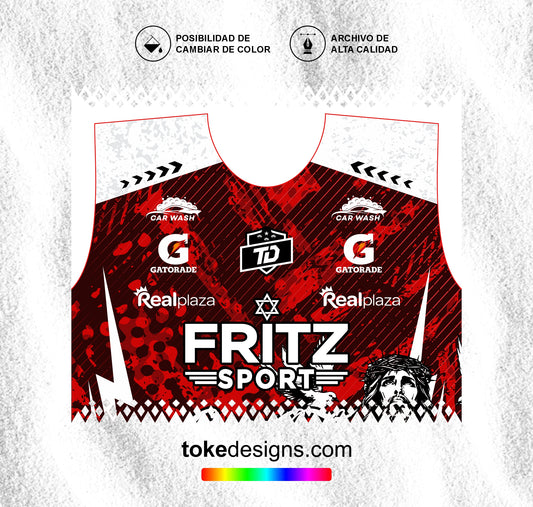 FUTSALERO BLANCO ROJO V1