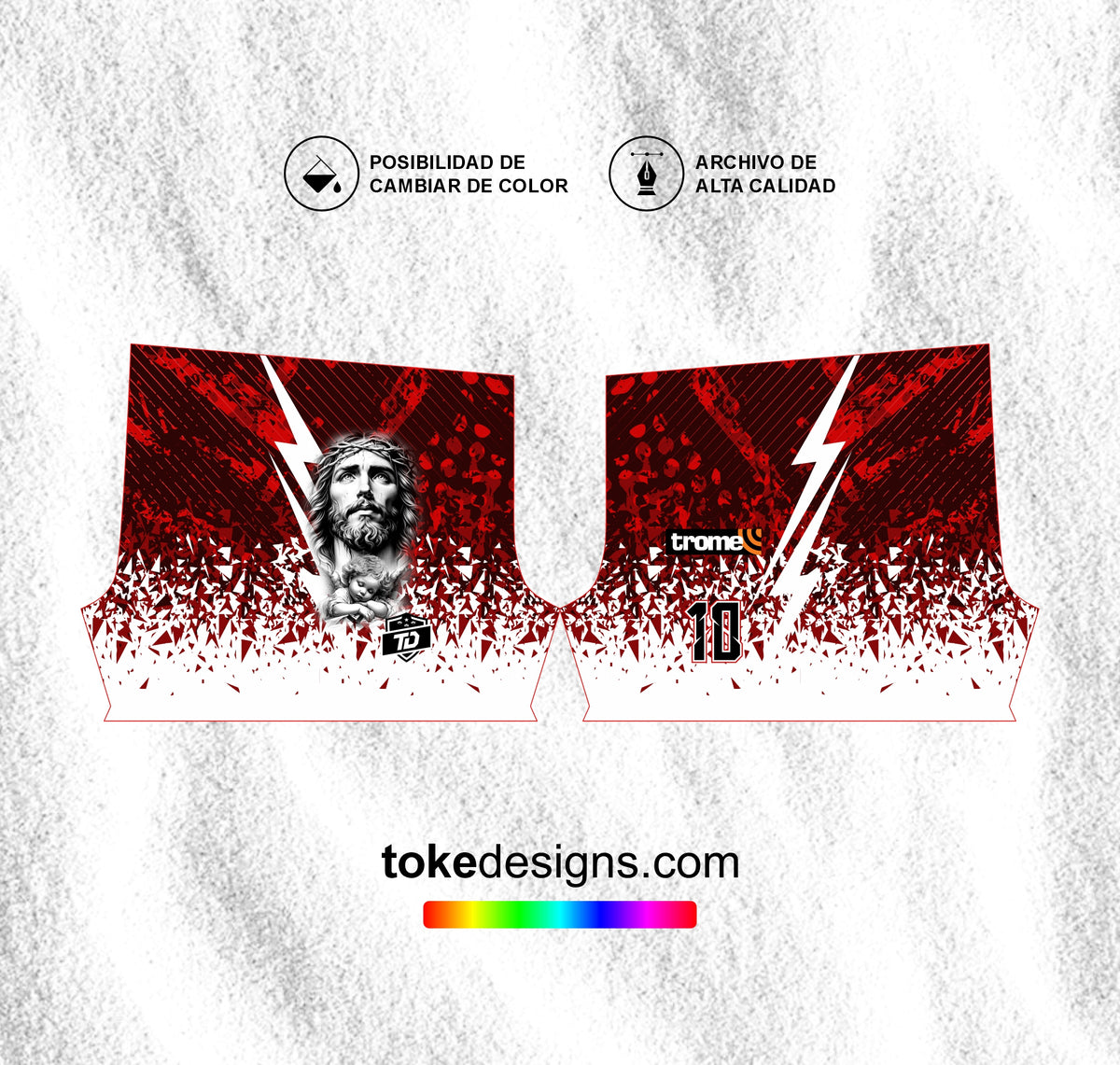 FUTSALERO BLANCO ROJO V1