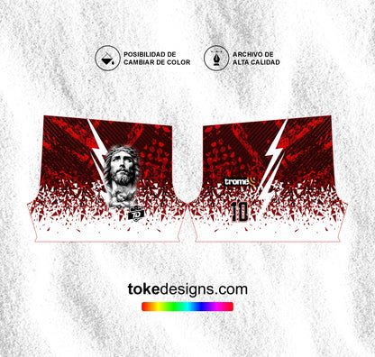 FUTSALERO BLANCO ROJO V1