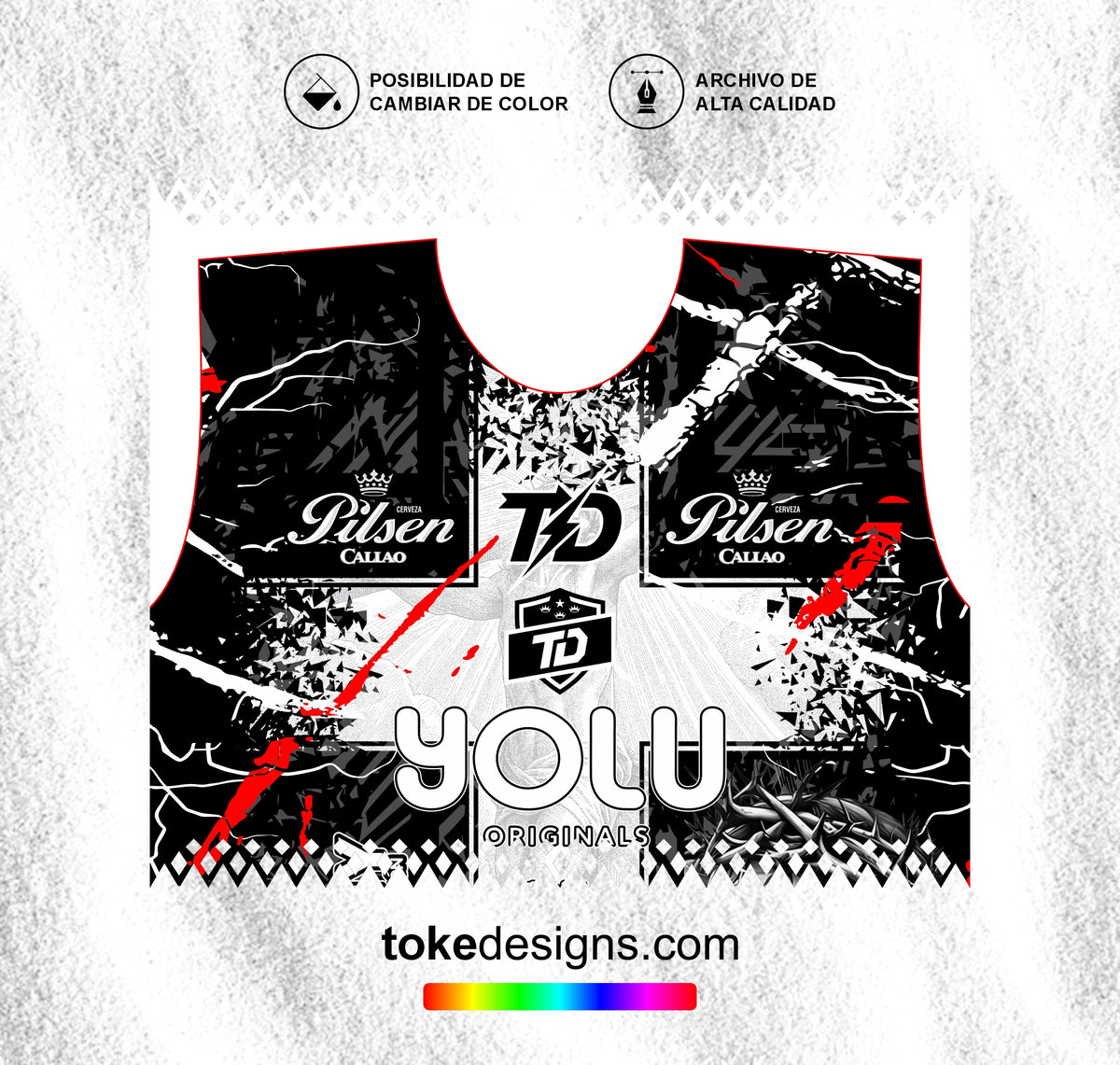 FUTSALERO CRUZ NEGRO BLANCO