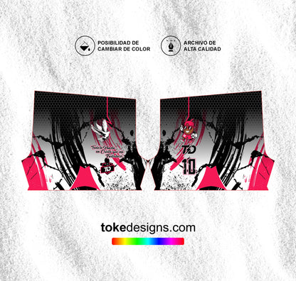 FUTSALERO NEGRO FUCSIA V1