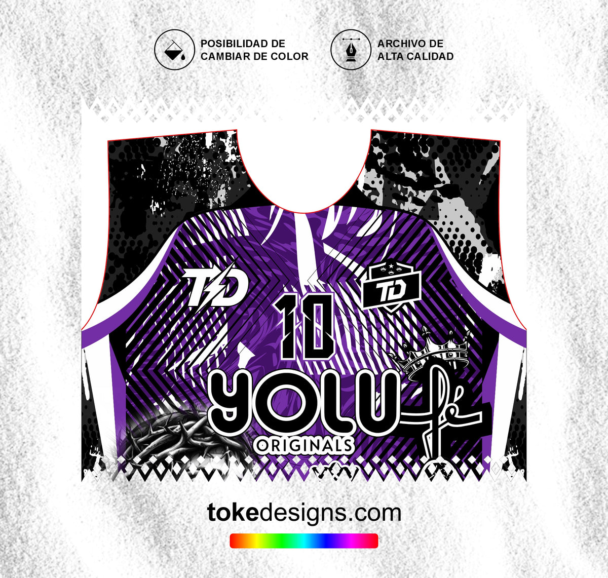 FUTSALERO NEGRO MORADO V1