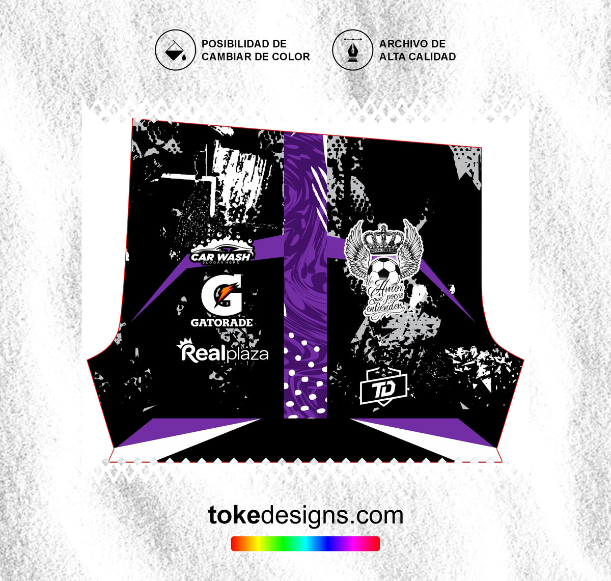 FUTSALERO NEGRO MORADO V1