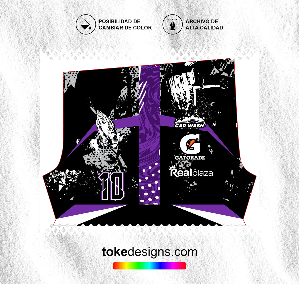 FUTSALERO NEGRO MORADO V1
