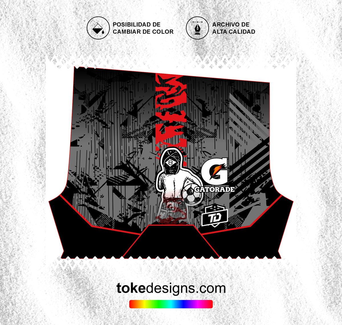 FUTSALERO NEGRO PLOMO V1
