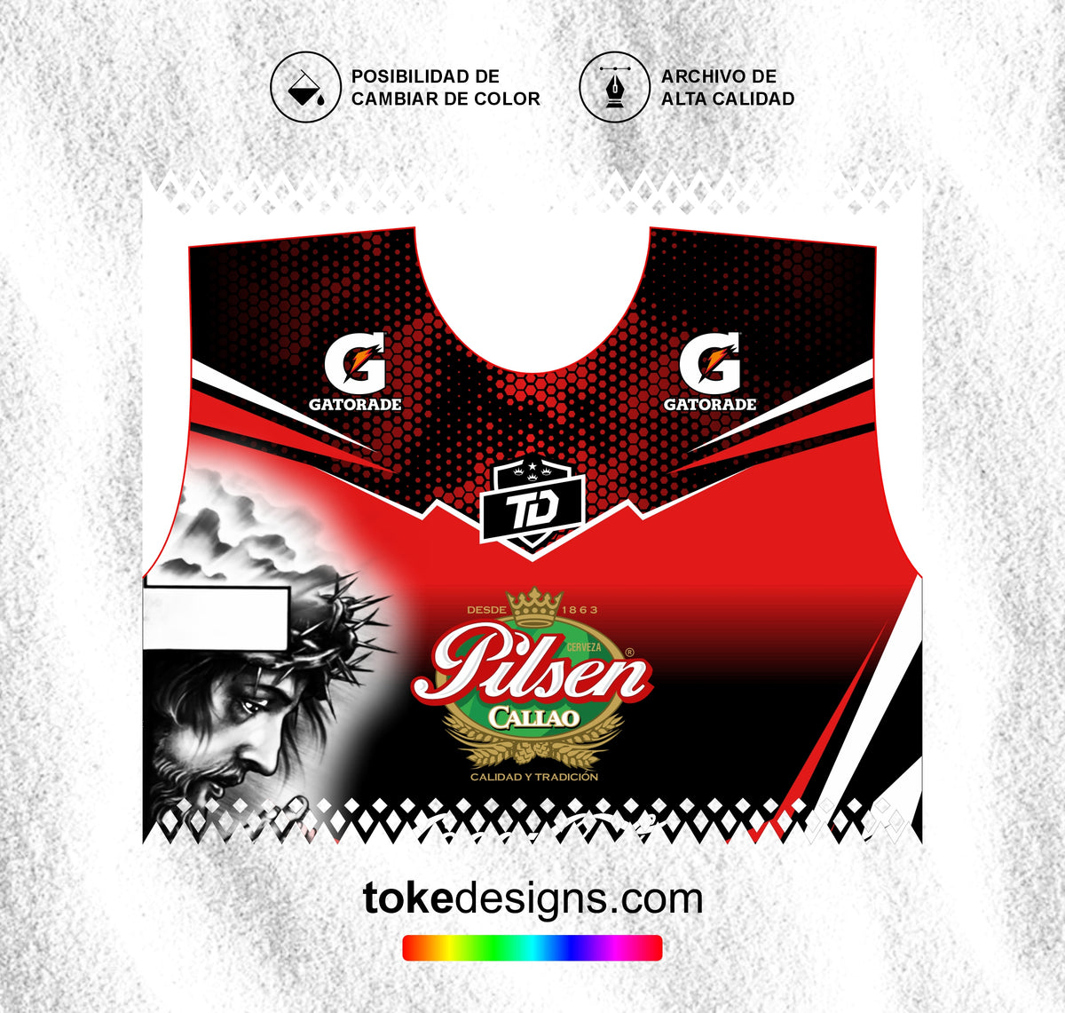 FUTSALERO NEGRO ROJO V1