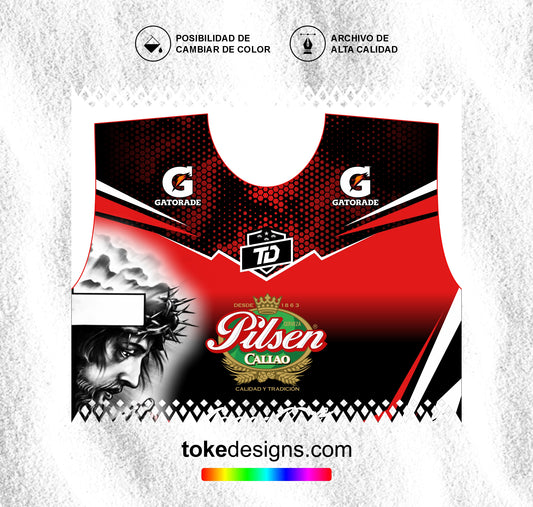 FUTSALERO NEGRO ROJO V1