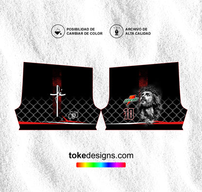 FUTSALERO NEGRO ROJO V1