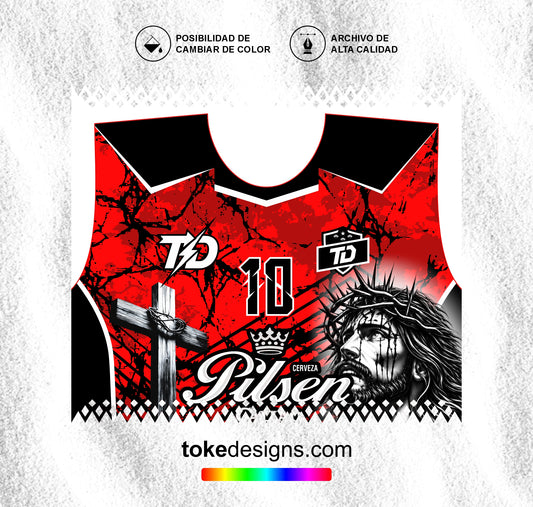 FUTSALERO NEGRO ROJO V2