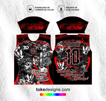 FUTSALERO NEGRO ROJO V3