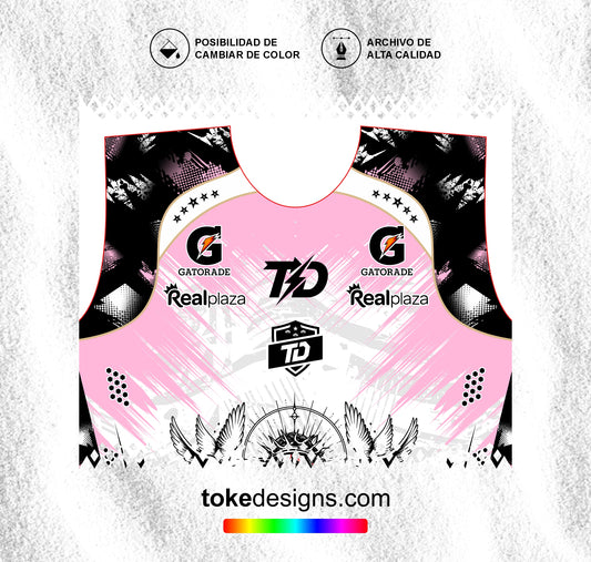 FUTSALERO NEGRO ROSADO