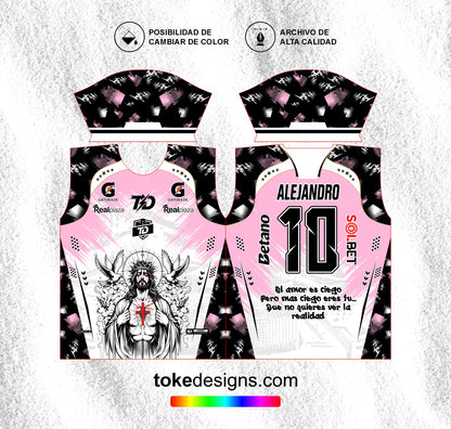 FUTSALERO NEGRO ROSADO