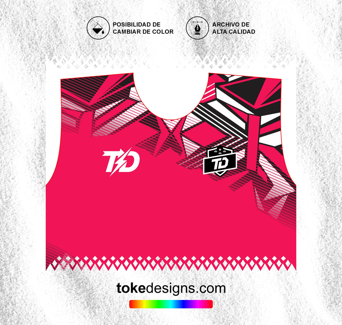 GEOMETRIC FUCSIA V1