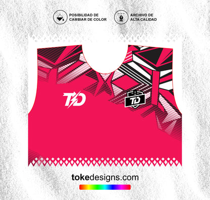 GEOMETRIC FUCSIA V1
