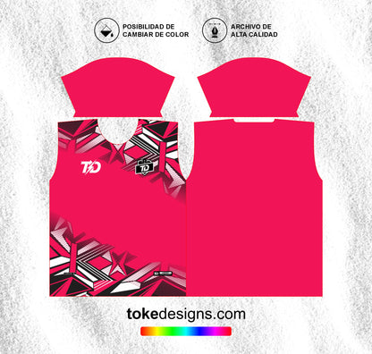 GEOMETRIC FUCSIA V1