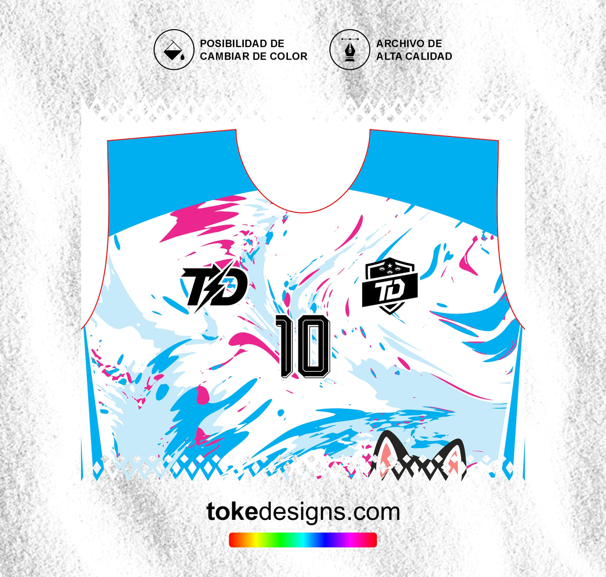 OLIMPIADA LOBO CELESTE ROSADO 26 V1