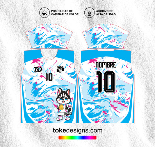 OLIMPIADA LOBO CELESTE ROSADO 26 V1