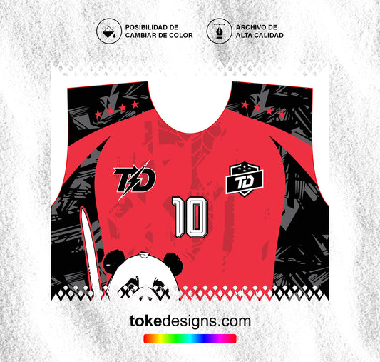 OLIMPIADA PANDA NEGRO ROJO 26 V1