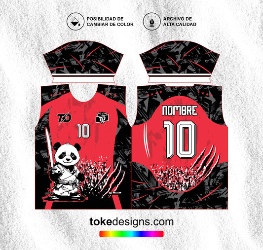 OLIMPIADA PANDA NEGRO ROJO 26 V1