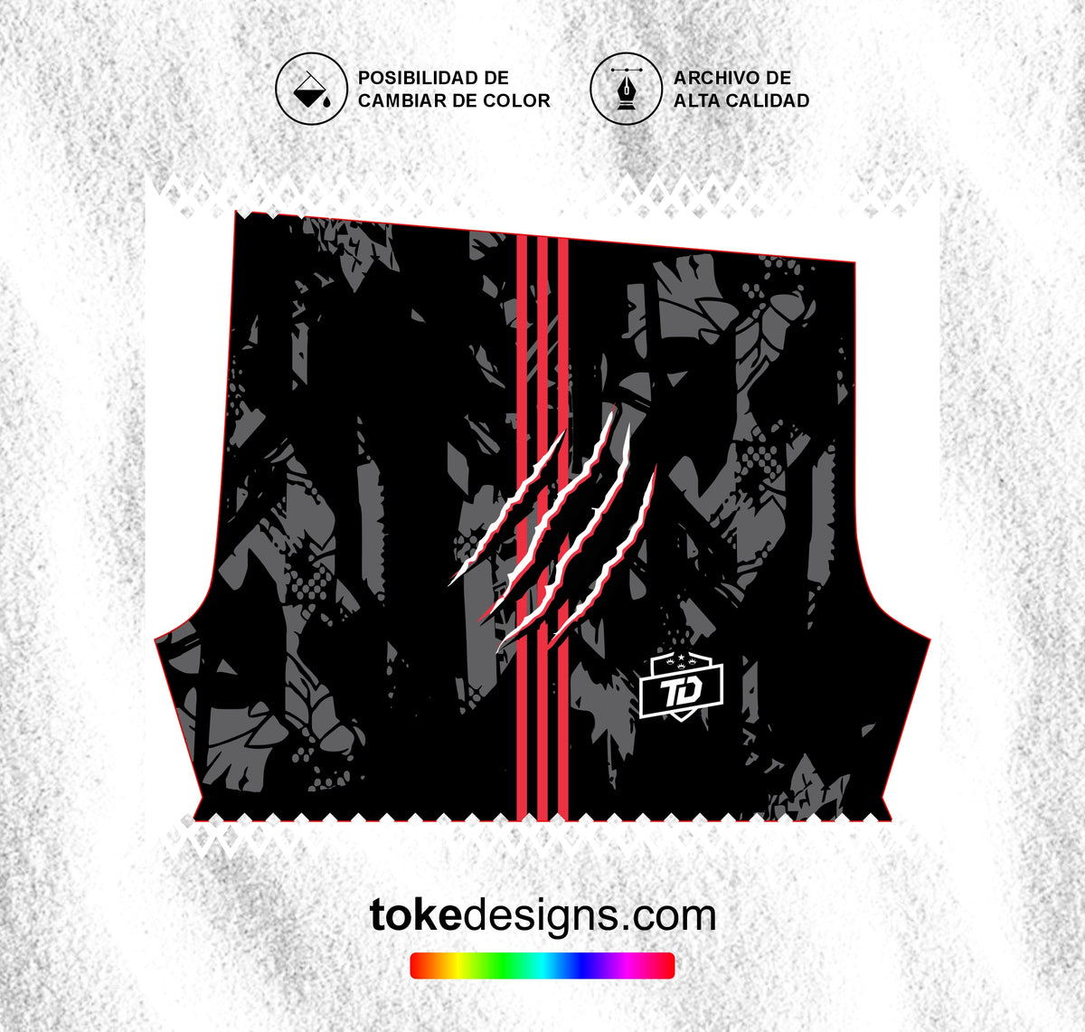 OLIMPIADA PANDA NEGRO ROJO 26 V1
