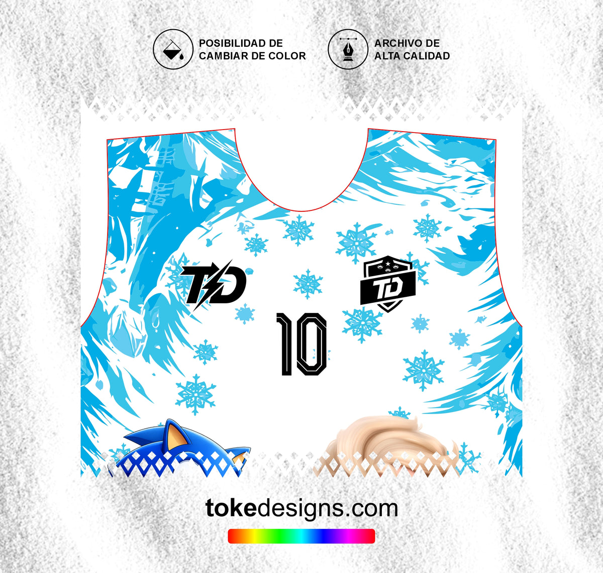 OLIMPIADA SONIC FROZEN CELESTE 26 V1