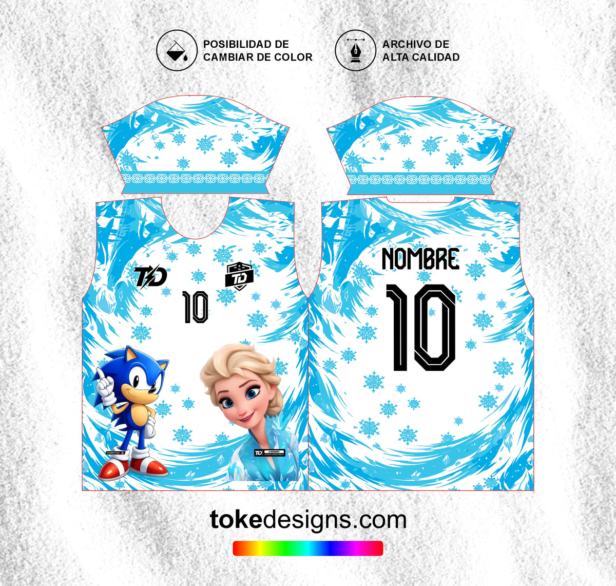 OLIMPIADA SONIC FROZEN CELESTE 26 V1