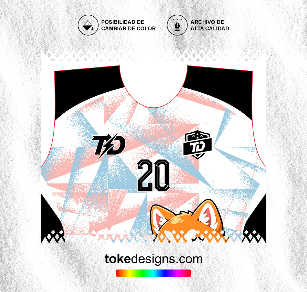 OLIMPIADA ZORRO CELESTE ROSADO 26 V1